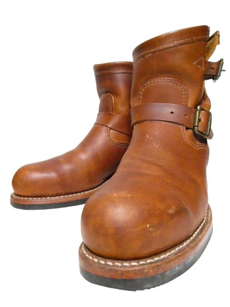 Chippewa Boots 91065 Leather Brown Short Engineer Boots Size 9E