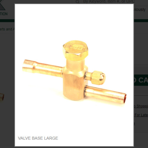 VALVE BASE LARGE #9091143-02