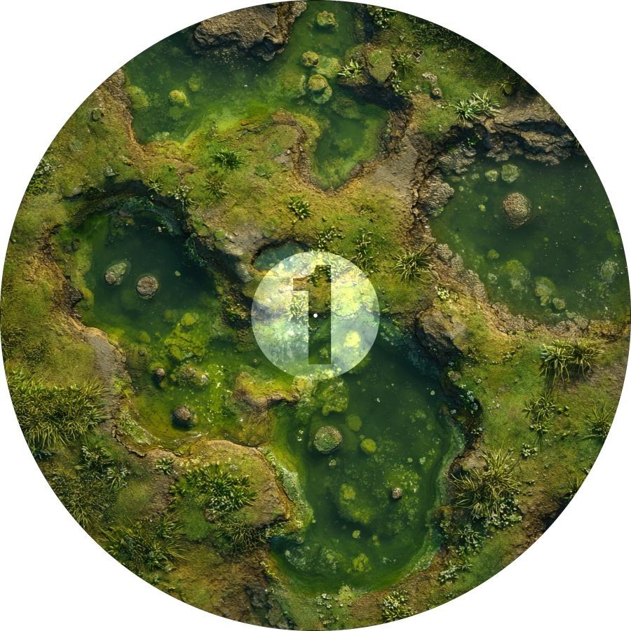 Objective Markers Set - 7.57" - Blight - Compatible w/ Warhammer 40K