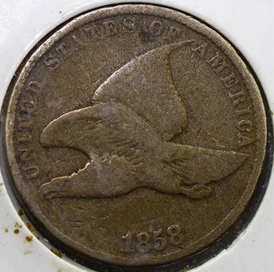 1858 1C Flying Eagle Cent VG  #A13