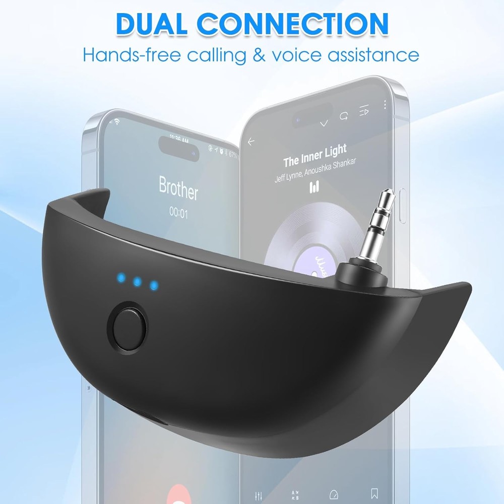 Bluetooth Adapter for Walker's Earmuffs, Wireless Bluetooth 5.1 Receiver, Rec...