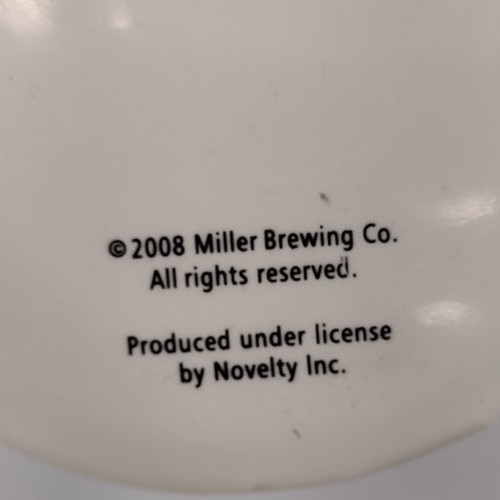 Miller Beer Coaster Set Of 4 Rubber Durable Flexible Washable Stocking Stuffer