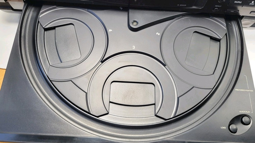 Philips CDC 751 Compact Disc Carousel Changer Tested Good Condition No Remote