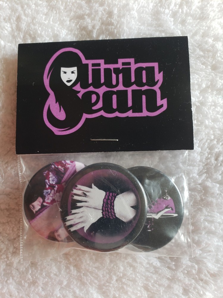 Oliva Jean Black Belles Stephen Colbert Button Stickers Bundle Third Man Records