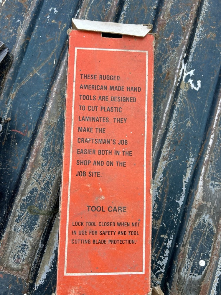 Plastic Laminate Cutting Shears