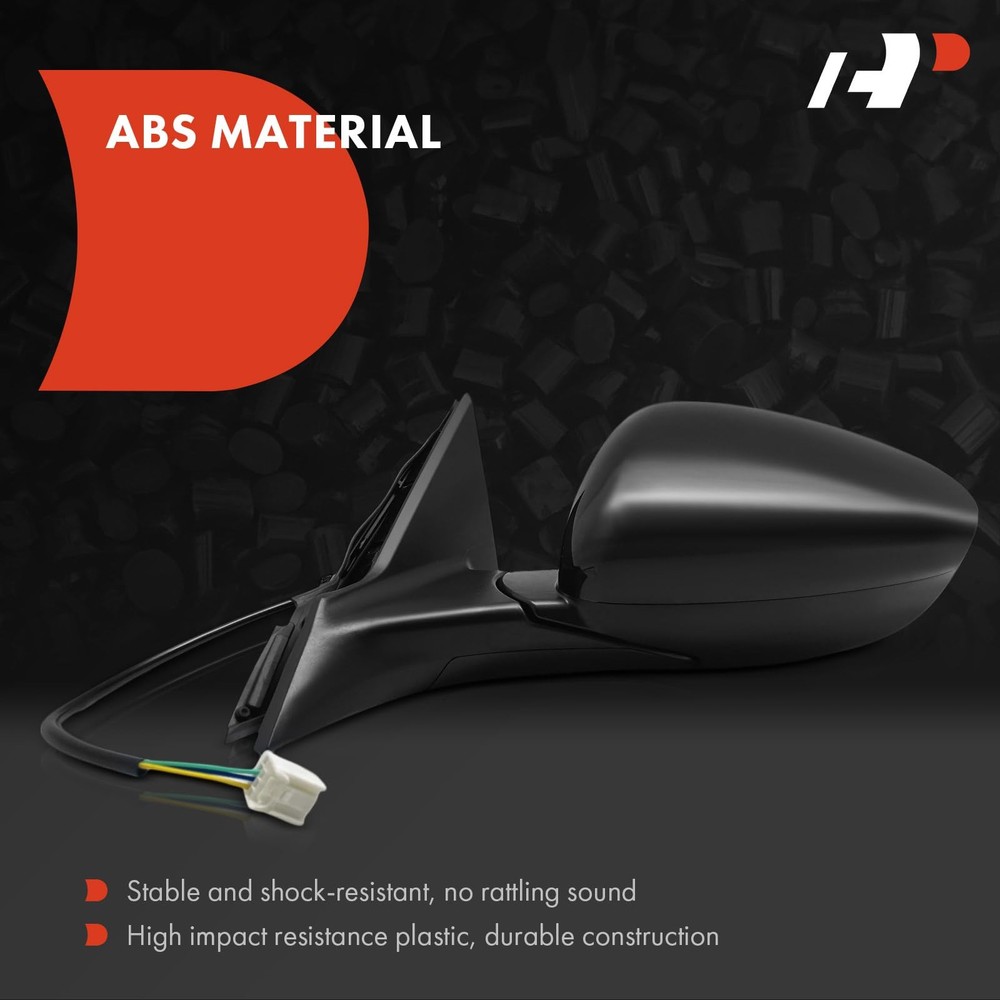 A-Premium Left Driver Side Power Door Mirror - Compatible with Honda Medium