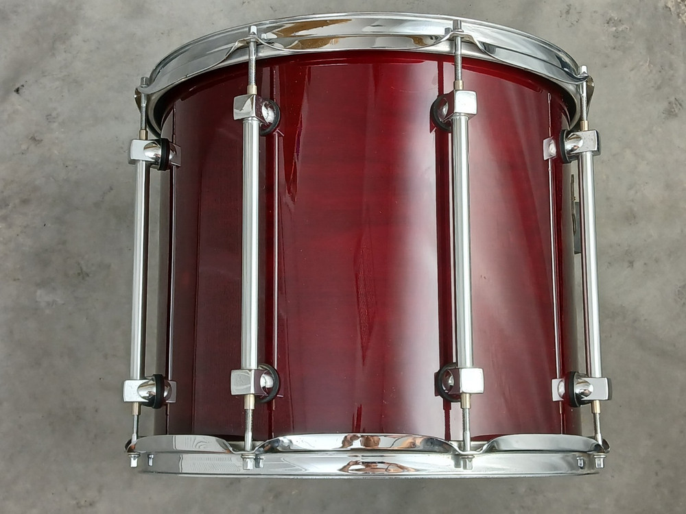 PREMIER SIGNIA 14" CHERRY FINISH TOM DRUM, NICE CONDITION!
