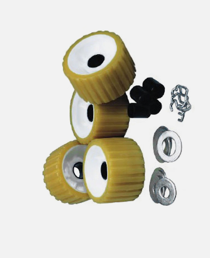 New C.E. Smith 29310 Ribbed Roller Replacement Kit - 4 Pack Gold -Free US Ship