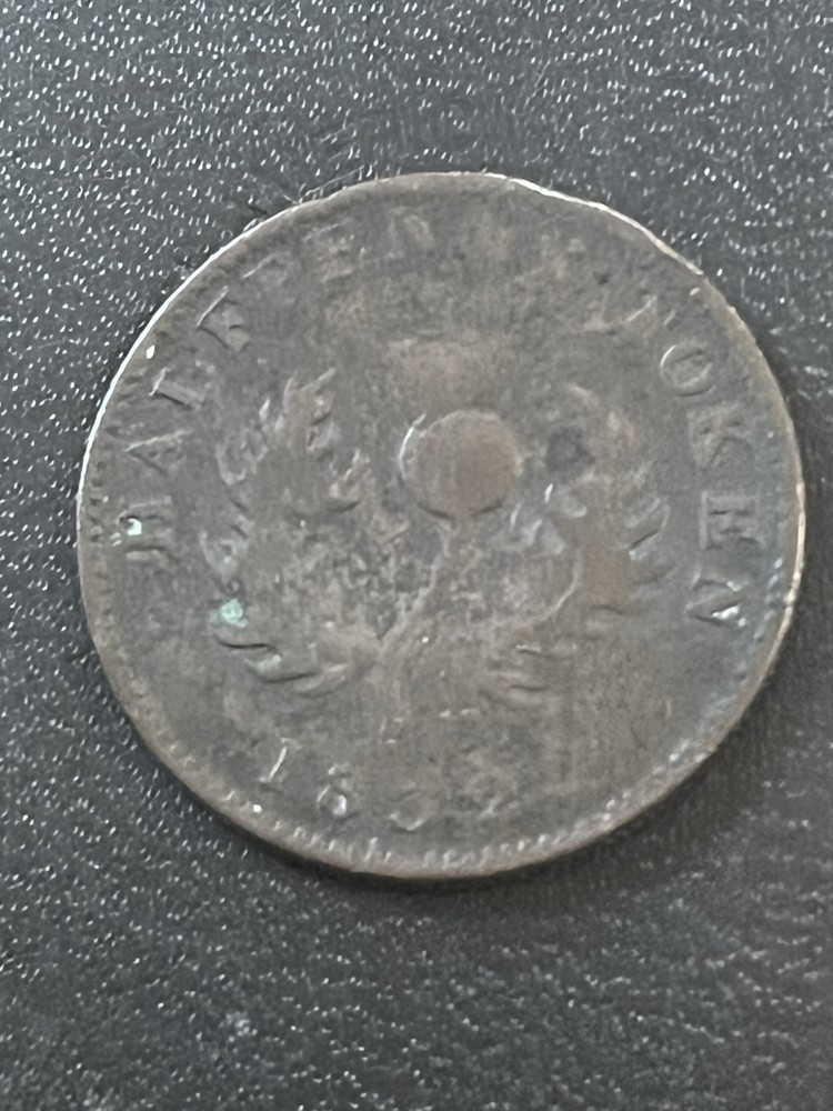 1832 Nova Scotia Half Penny Token