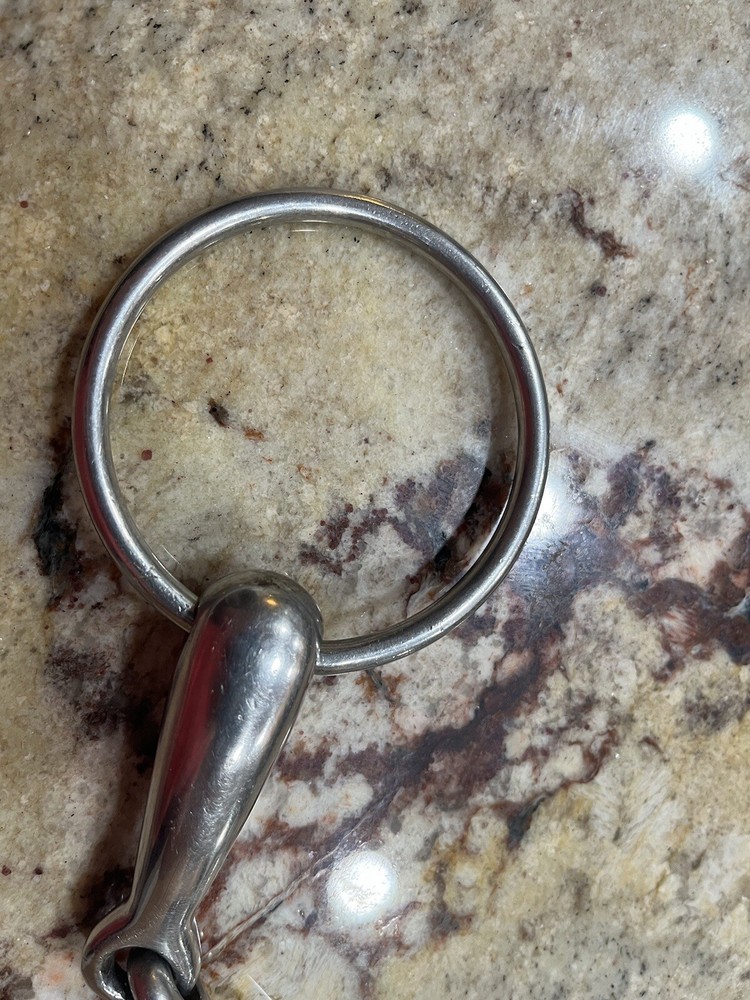 Stainless Steel English Style Broken Snaffle Bit5”