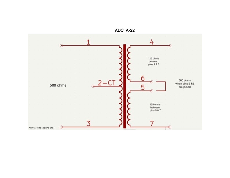 UTC A-22 Transformer. 1:1/2:1, two isolated secondaries. Tested and Working...