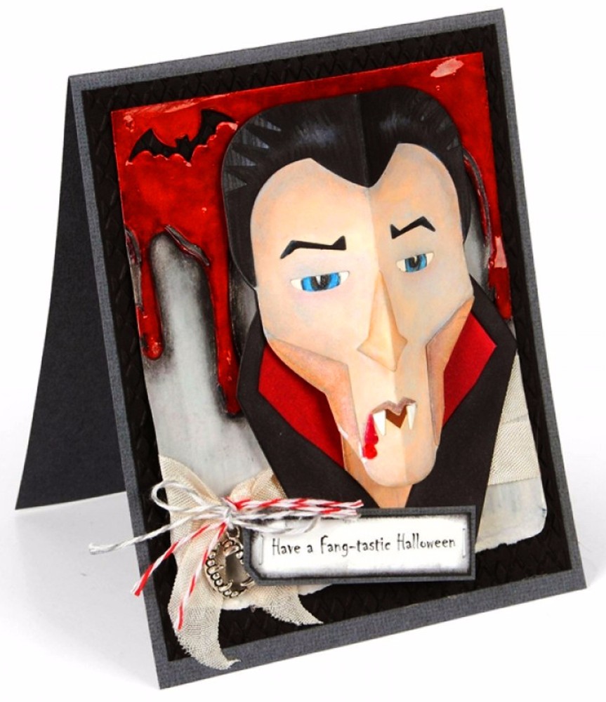 Sizzix Thinlits Vampire 8-PK set #660960 Retail $19.99 by Tim Holtz - SO FUN!!