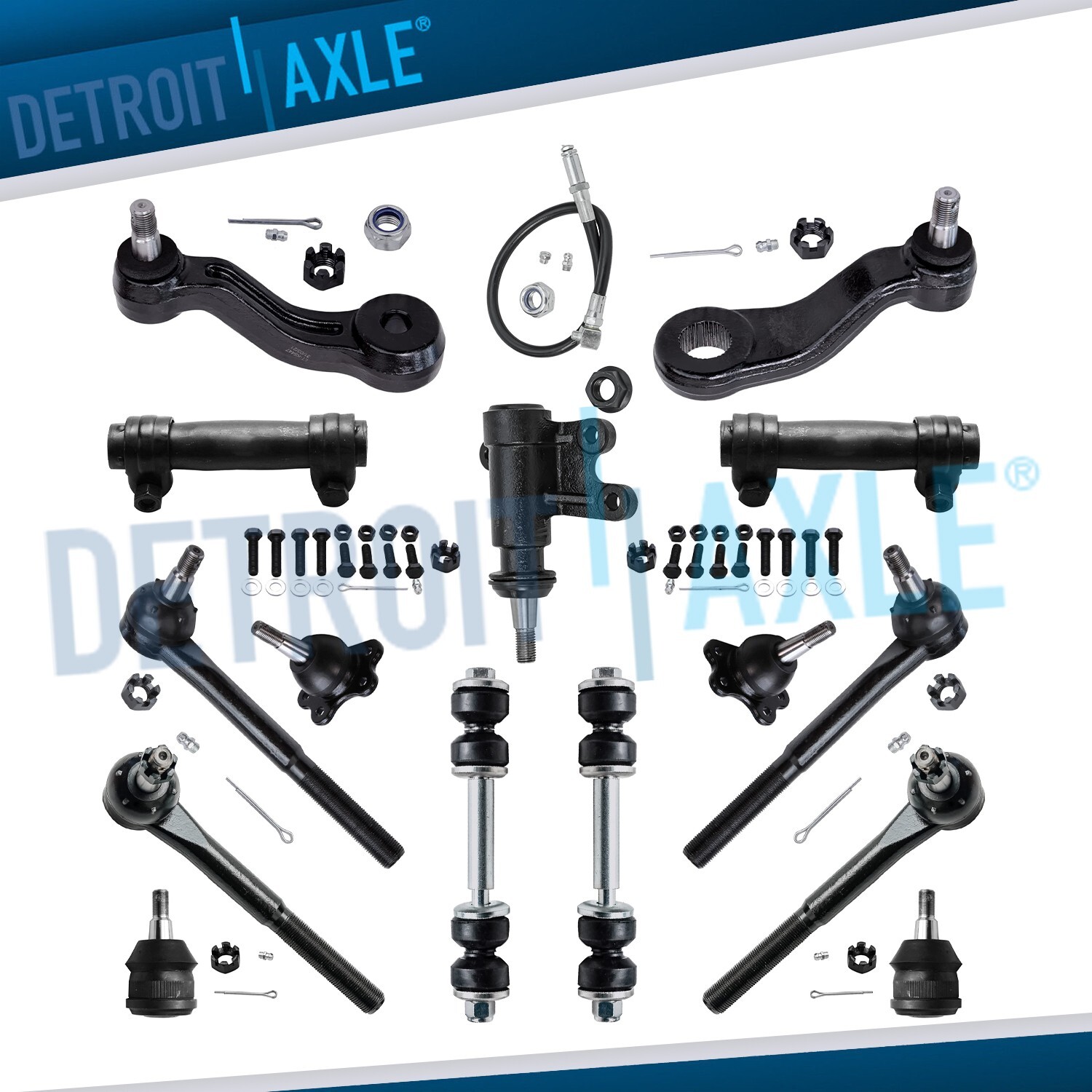 15pc Front Suspension Kit for Chevy C1500 Suburban Tahoe C2500 GMC Yukon 2WD