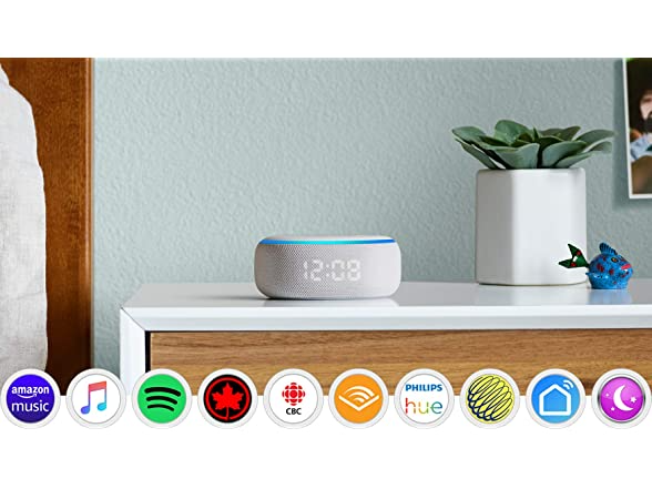 Echo Dot (3rd Gen) - Smart speaker with clock and Alexa - Sandstone