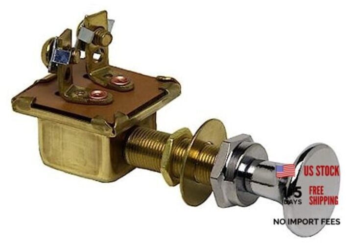 (M-482-BP) SPST Push-Pull Switch