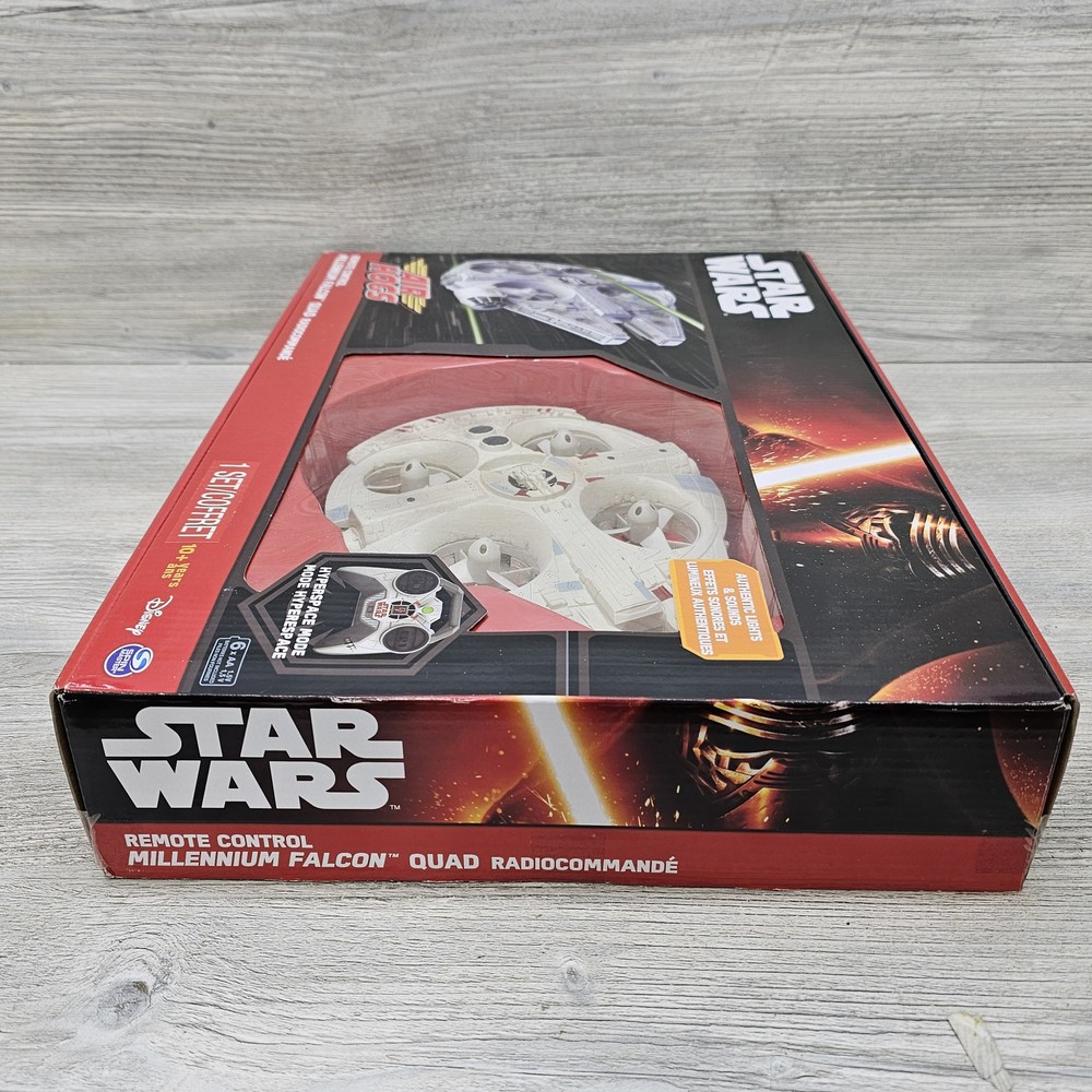 Air Hogs Star Wars Millennium Falcon Remote Control RC Quadcopter Drone New