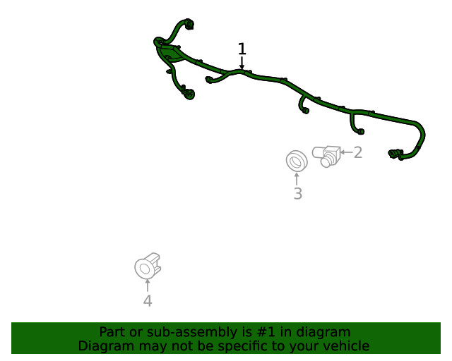 Genuine GM Wire Harness 84540583