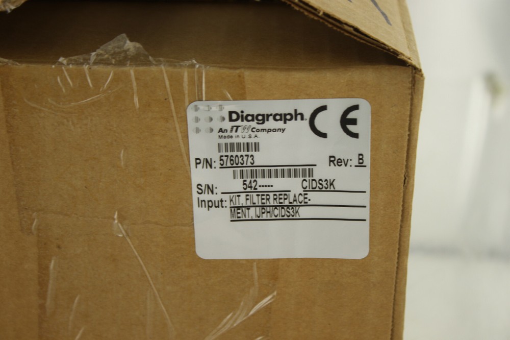 DIAGRAPH PRINTER 5760373 REPLACEMENT FILTER KIT NEW