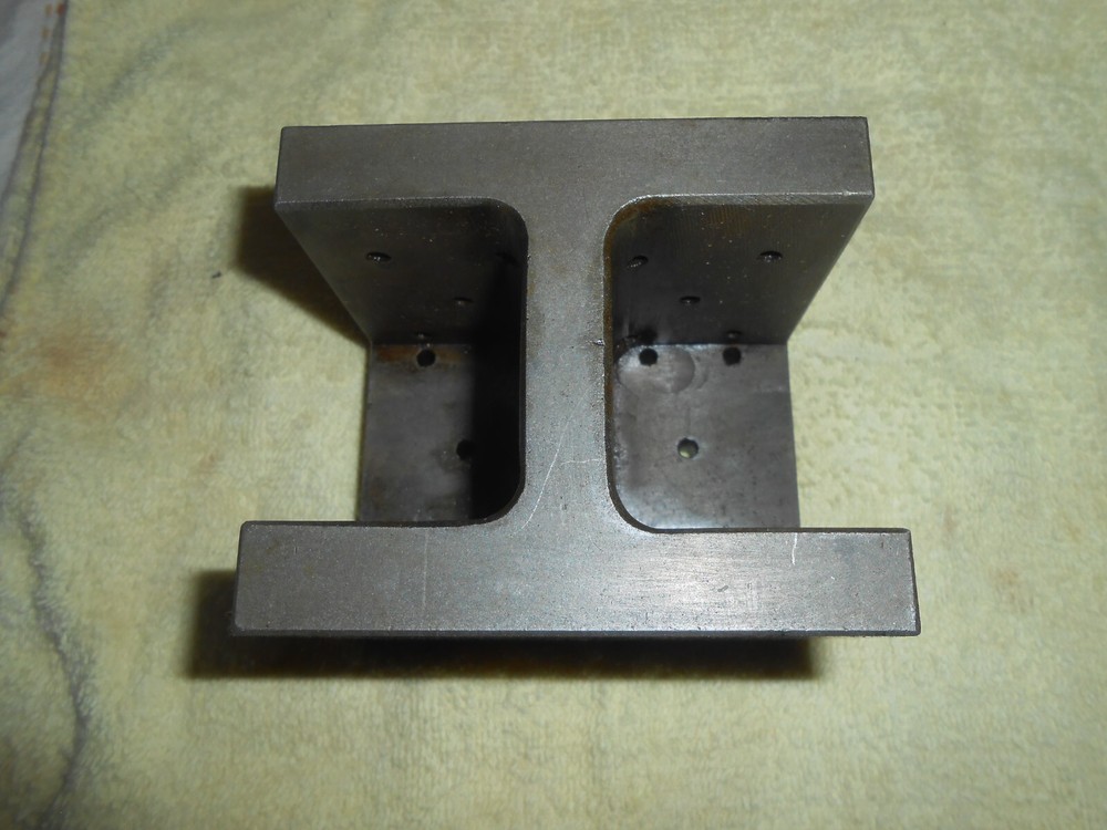Small Size Set Up Angle Threaded Block 3 3/4" x 3 1/4 " x 3" 90° 5/8" Thick