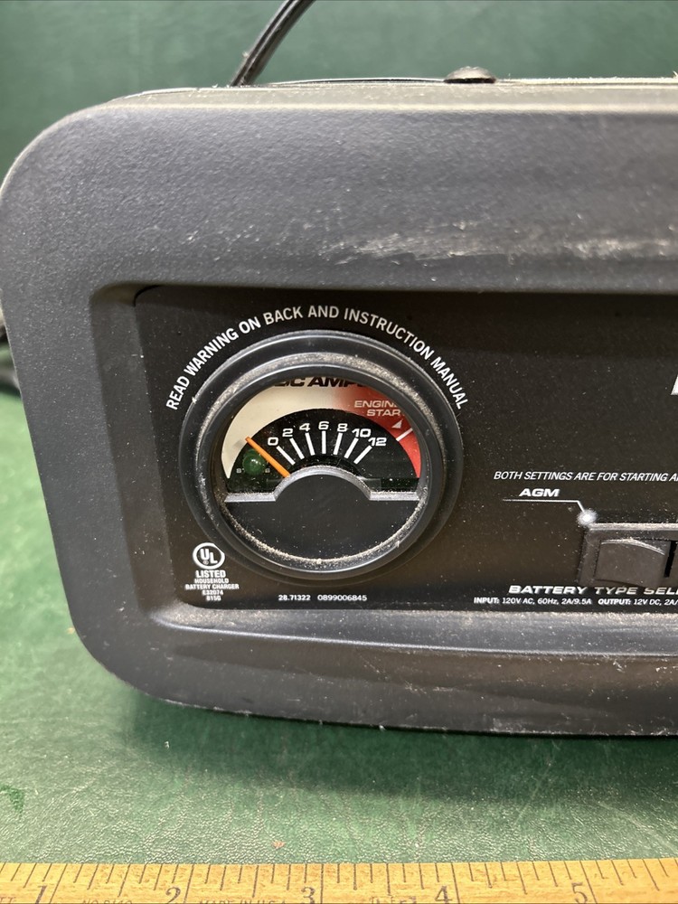 Diehard 12V Battery Charger Engine Starter 2/10/50A Auto Sears ~Clean