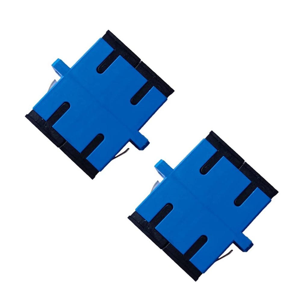 Fiber Optic Cable Adapter Coupler SC-SC Duplex Multimode 2 Pack