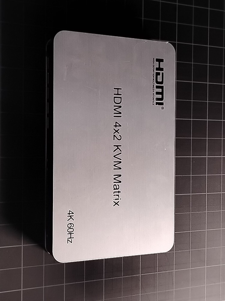 HDMI 4 X 2 KVM Matrix Box With Remote