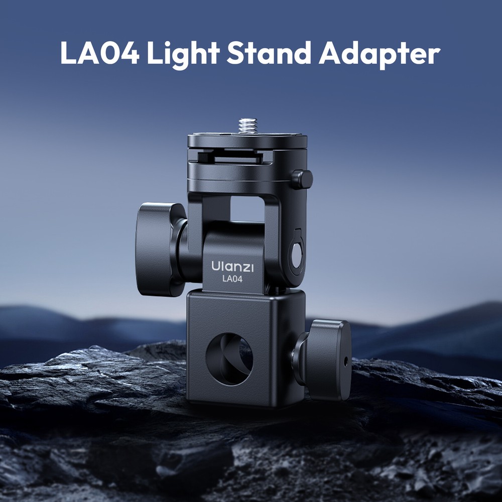 U​lanzi LA04 Light Stand Adapter Angle-Adjustable for Camera Fill Light