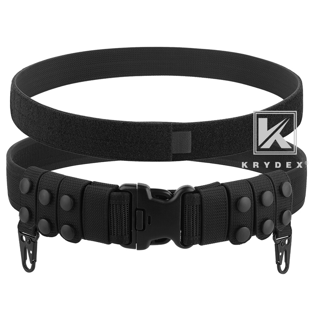 KRYDEX Tactical Police Security Guard Duty Belt Law Enforcement Outer&Inner Belt