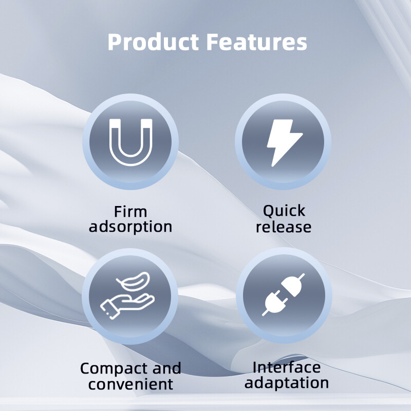 Accessories For DJI Action 3/4 Camera Magnetic Quick Release Mount Base Black