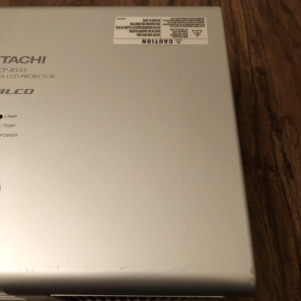 Hitachi Projector Performa CP-RS55 Multimedia LCD Silver