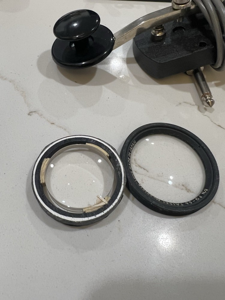 US WW2 M1 Aiming Circle Scope Lens Glasses Moorse Code Equipment Lot