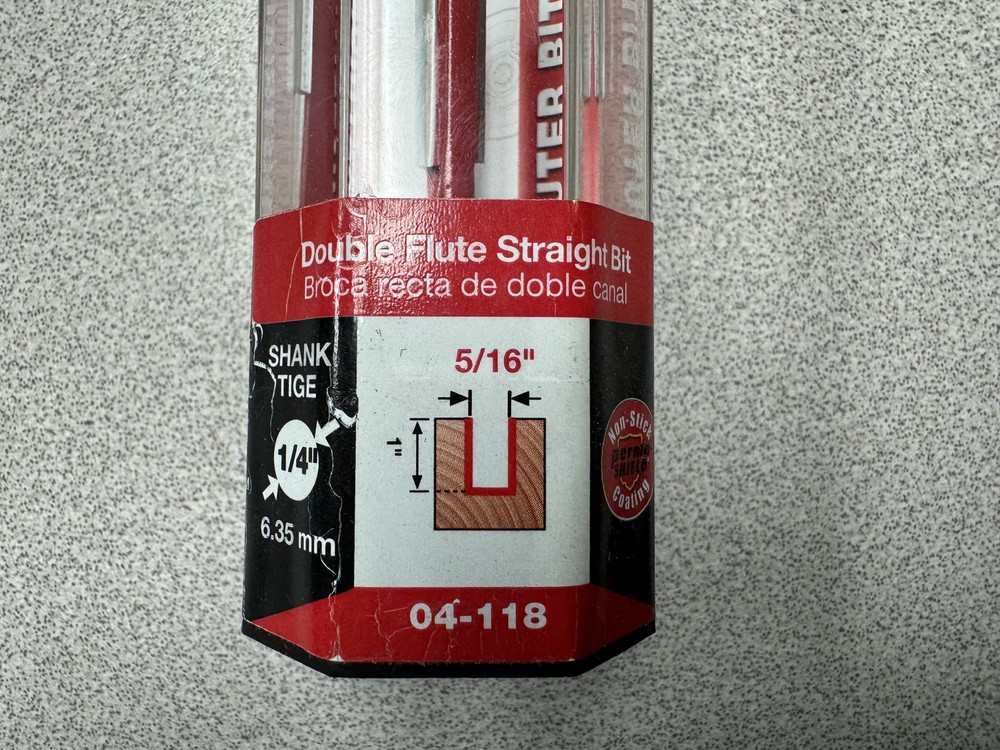 Freud Double Flute Straight Bit 04-118