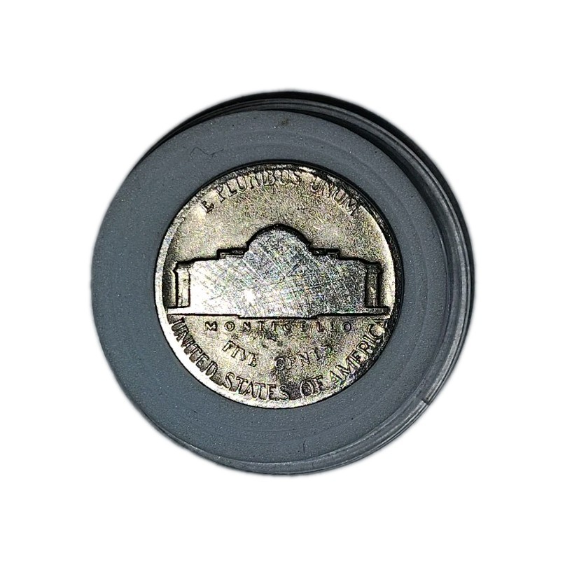 1970 D Jefferson Nickel Strike Error