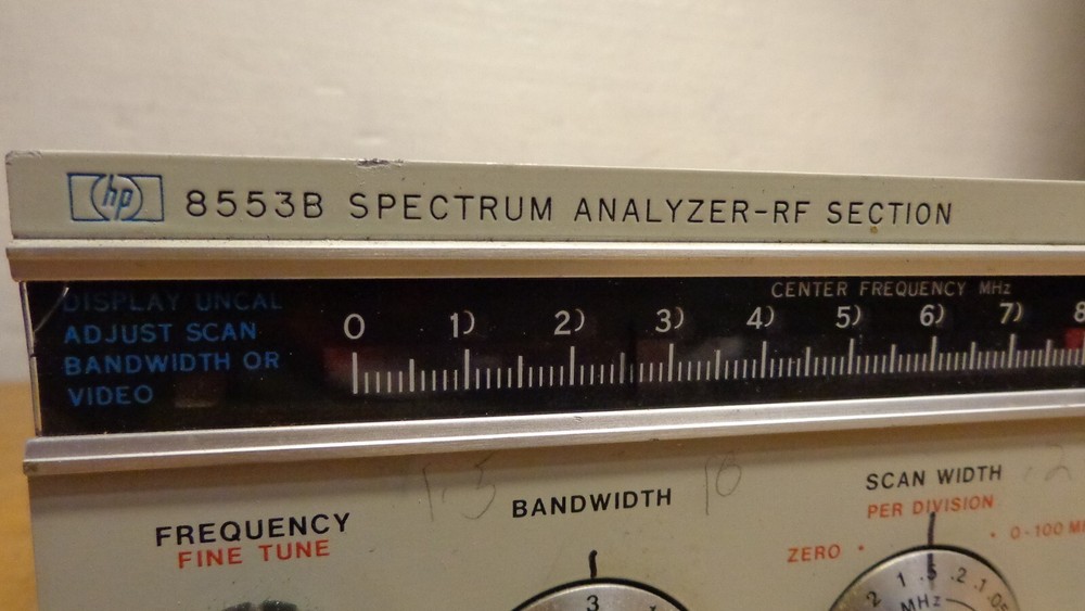 HP SPECTRUM ANALYZER RF SECTION 8553B (UNTESTED SURPLUS)