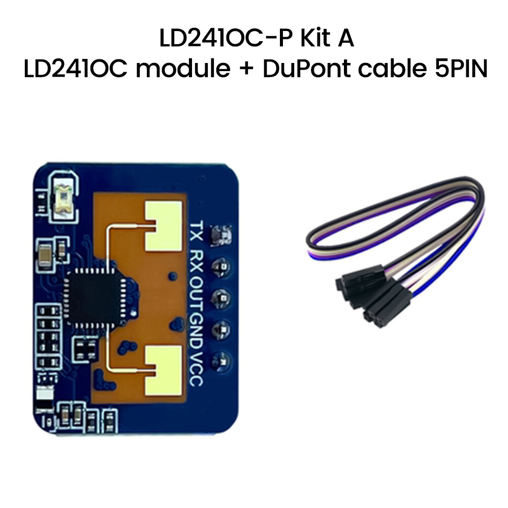 HLK-LD2410C DC5V 24G Human Presence Status Radar Sensor Motion Detection Module