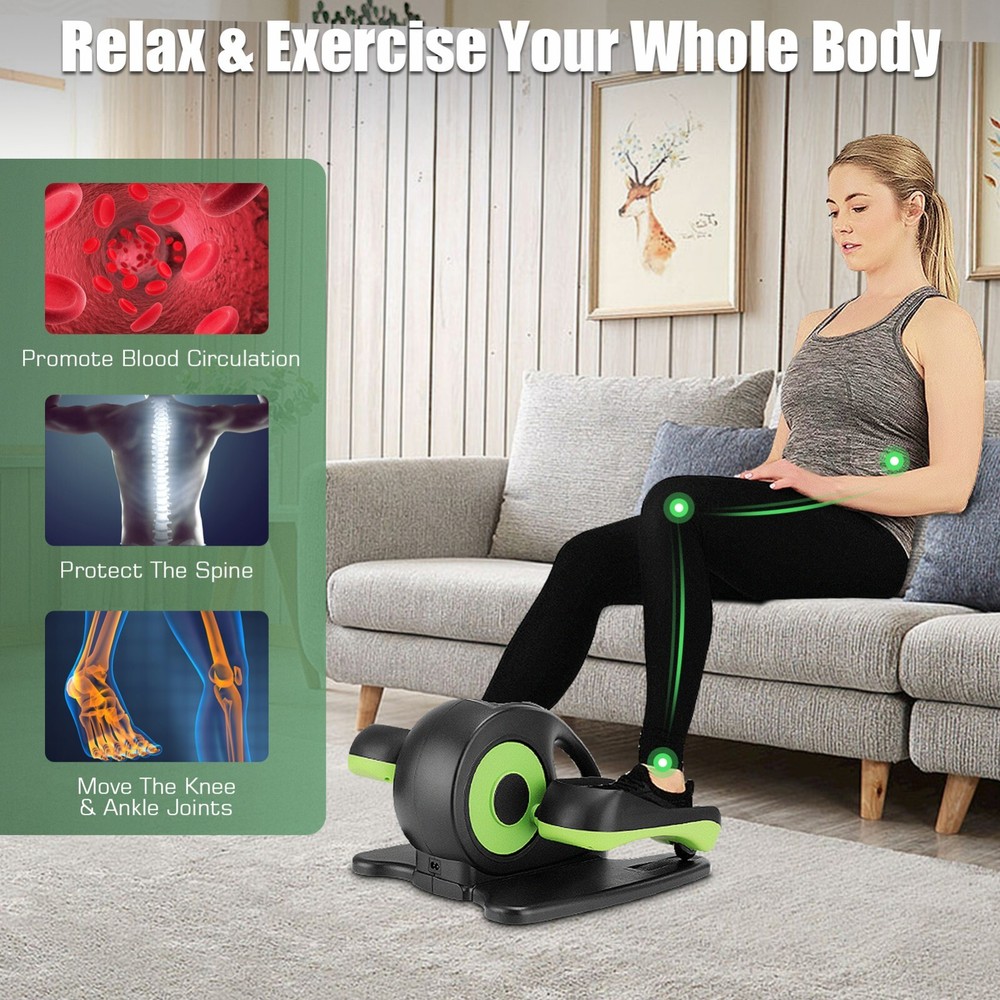 Ellipse Electric Elliptical Machine w/LCD Under Desk Leg Exerciser Fully Assembl