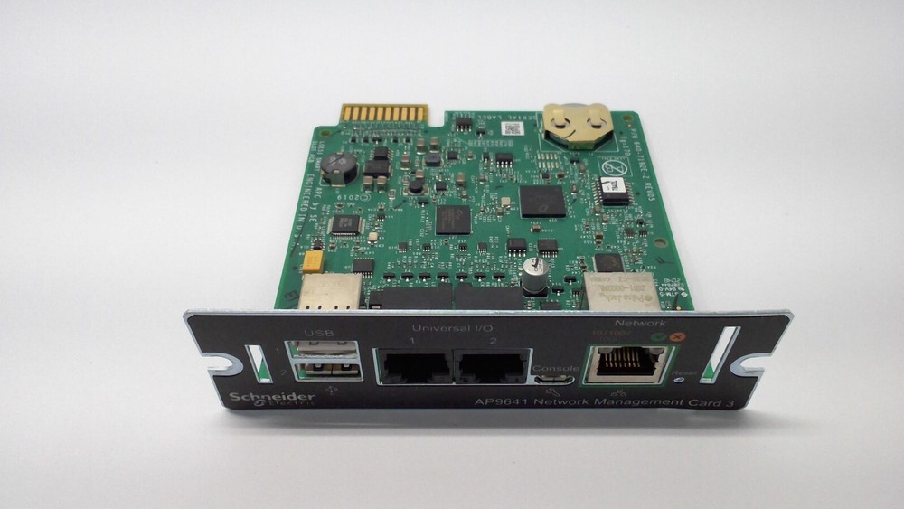 APC SCHNEIDER ELECTRIC AP9641 NETWORK MANAGEMENT CARD