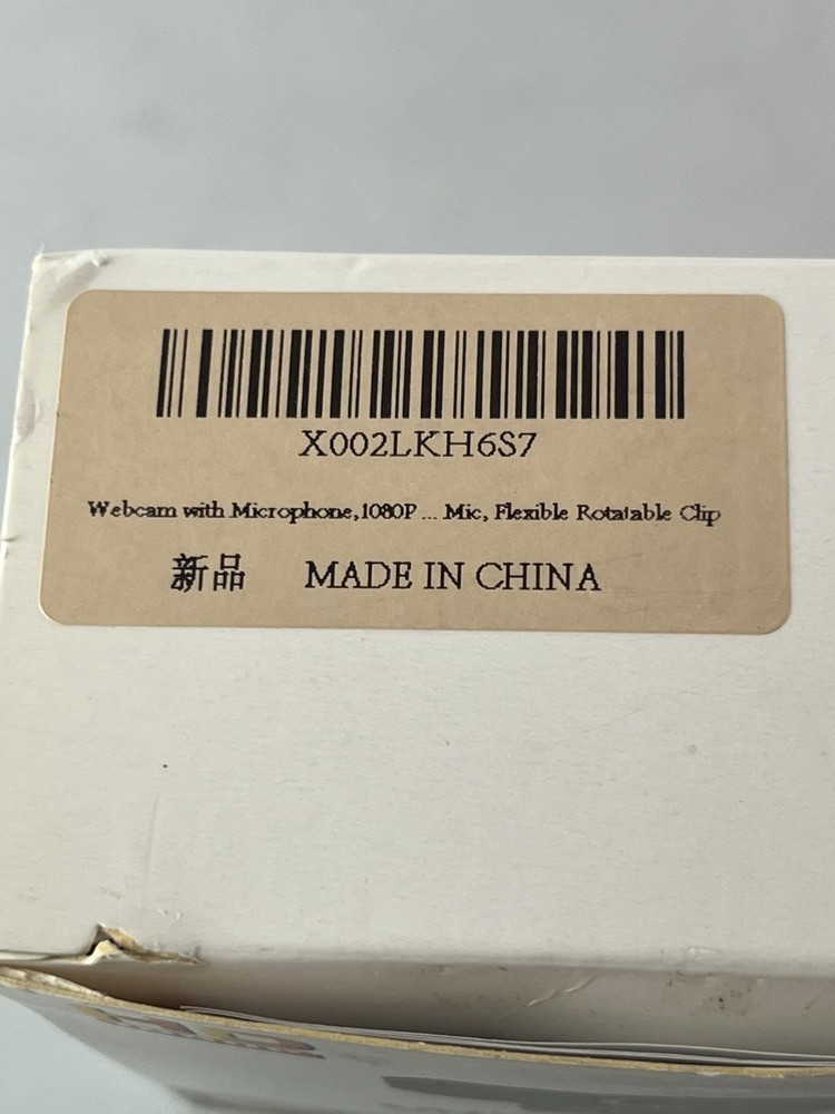 HD 1080P Web Cam w/ Microphone