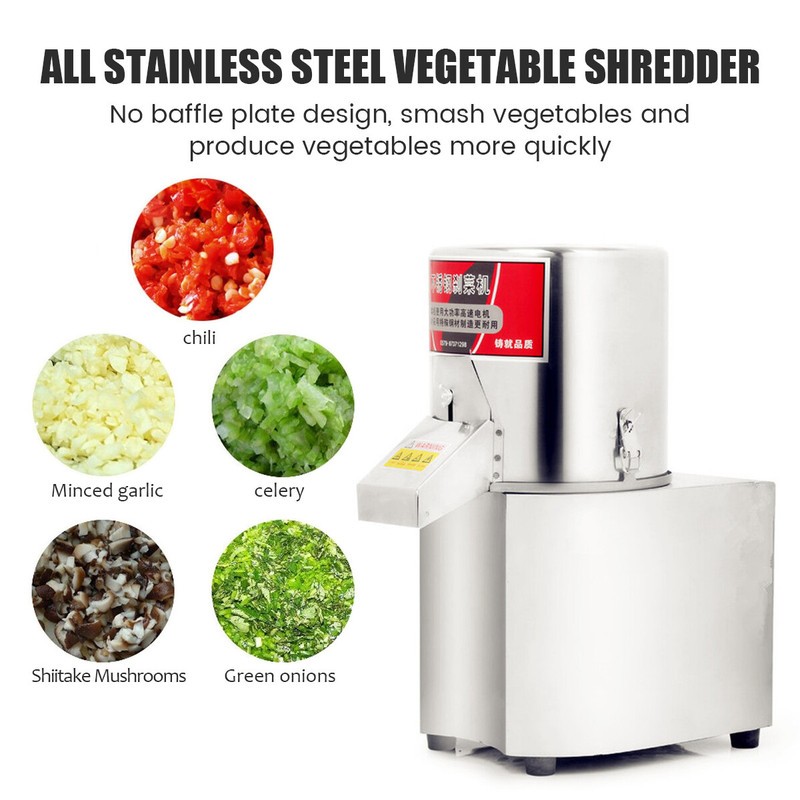 Electric Vegetable Chopper Machine Stainless Steel Vegetable Cutting