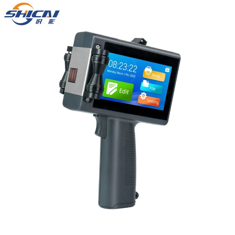 Chipless Handheld Inkjet Printer Date Logo Barcode Coder Batch Coding Machine