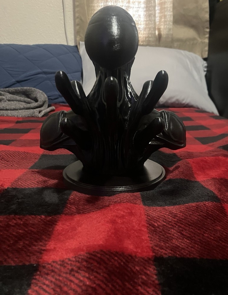 Xenomorph Alien Head Display Model 3D Printed High Quality. Sanded And Painted