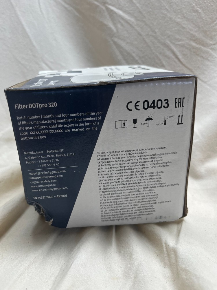 SORBENT/MIRA FILTER -DOTpro 320- NEW
