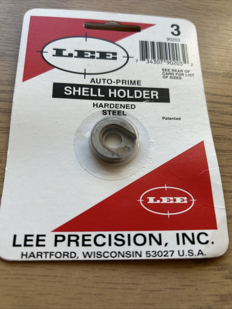 LEE AUTO PRIME HAND PRIMING TOOL SHELL HOLDER  # 3, 90203