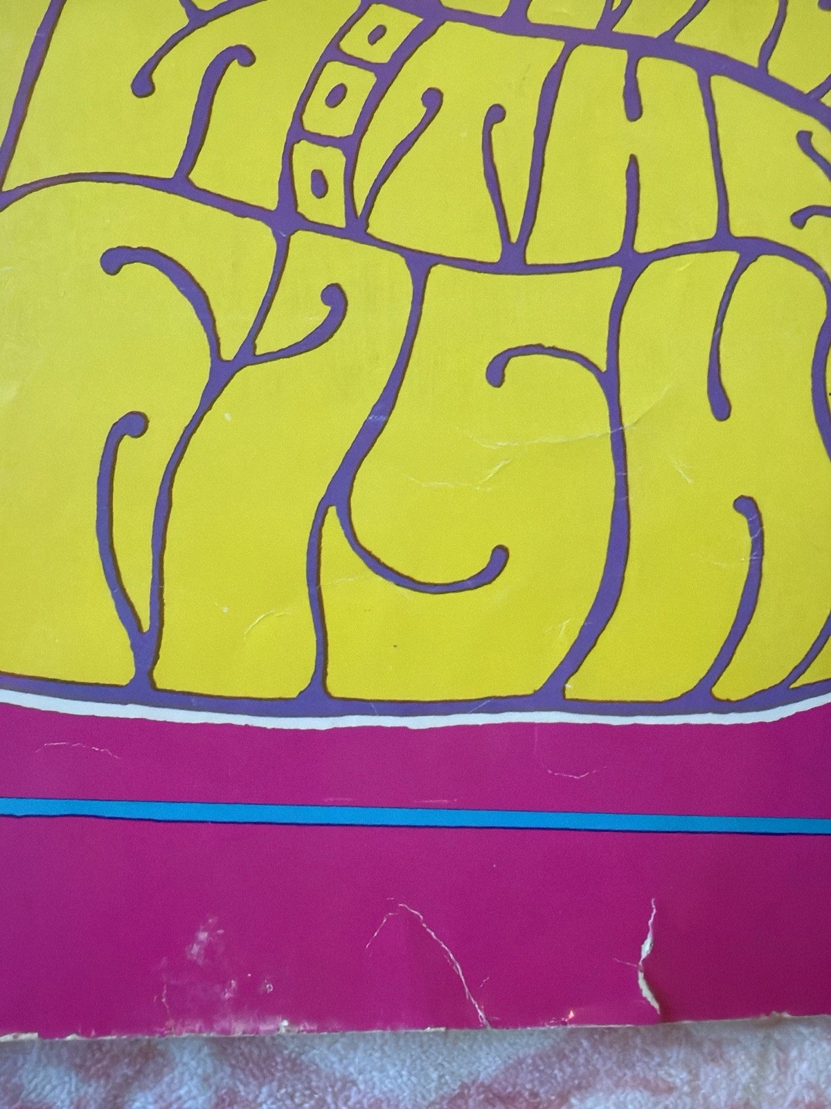 1967 Joint Show Exhibition Wes Wilson Psychedelic Poster San Francisco