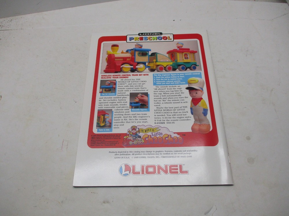 Lionel Catalog 1995