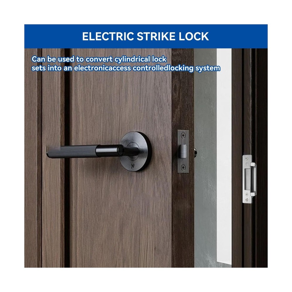 Upgraded Access Control Electric Strike Door Lock Kit, Fail-Secure/Fail-Safe ...