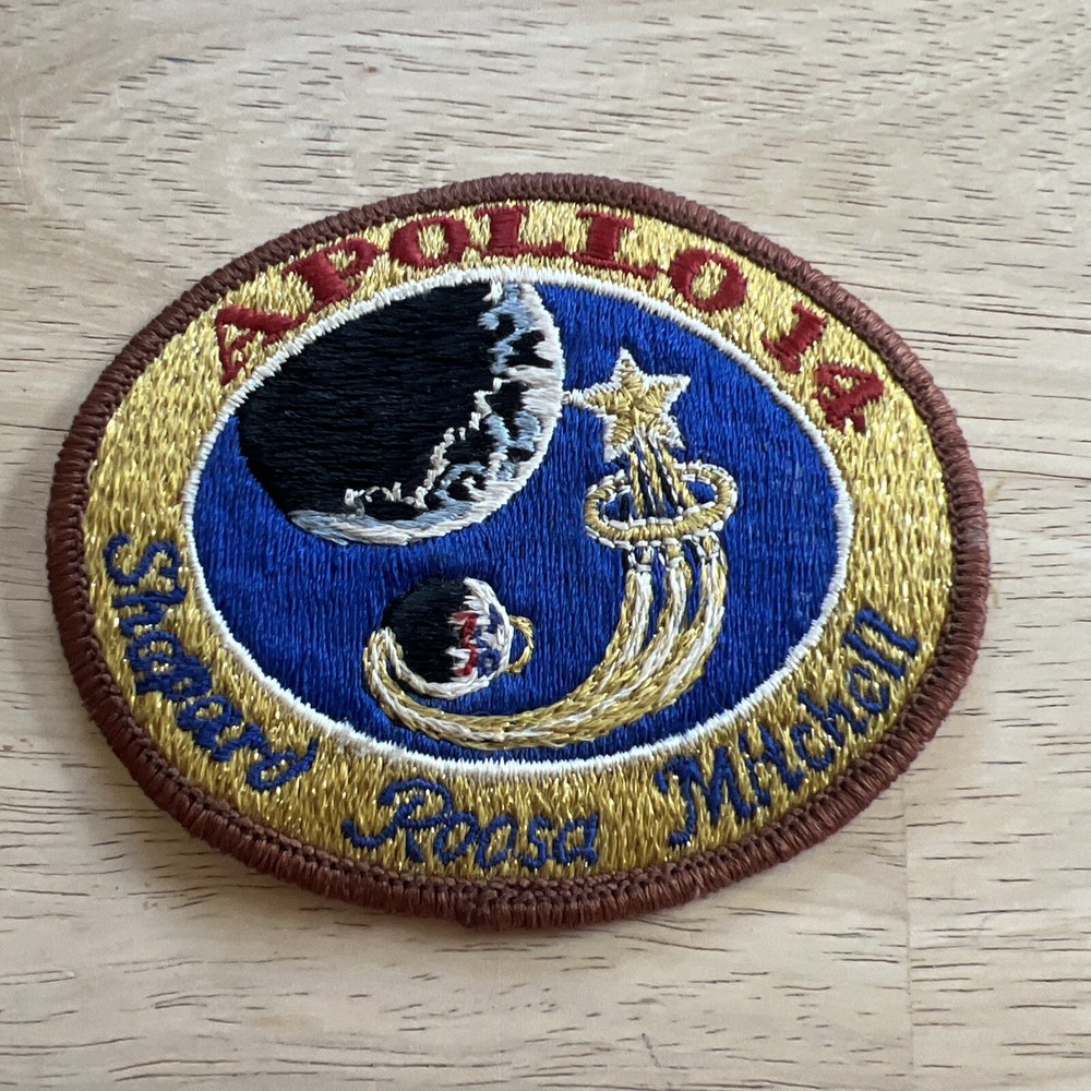 Apollo 14 Patch NASA Space Mission Shepard Roosa Mitchell