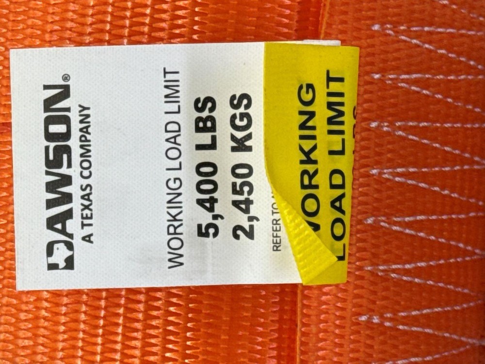 4"X35' Heavy Duty Winch Strap with Flat Hook 4 Pack