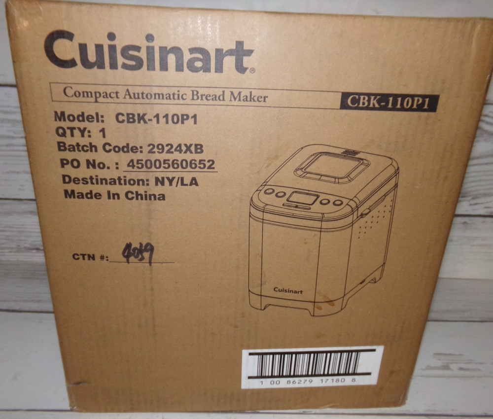 New Cuisinart CBK110P1 Automatic Bread Maker CBK-110P1