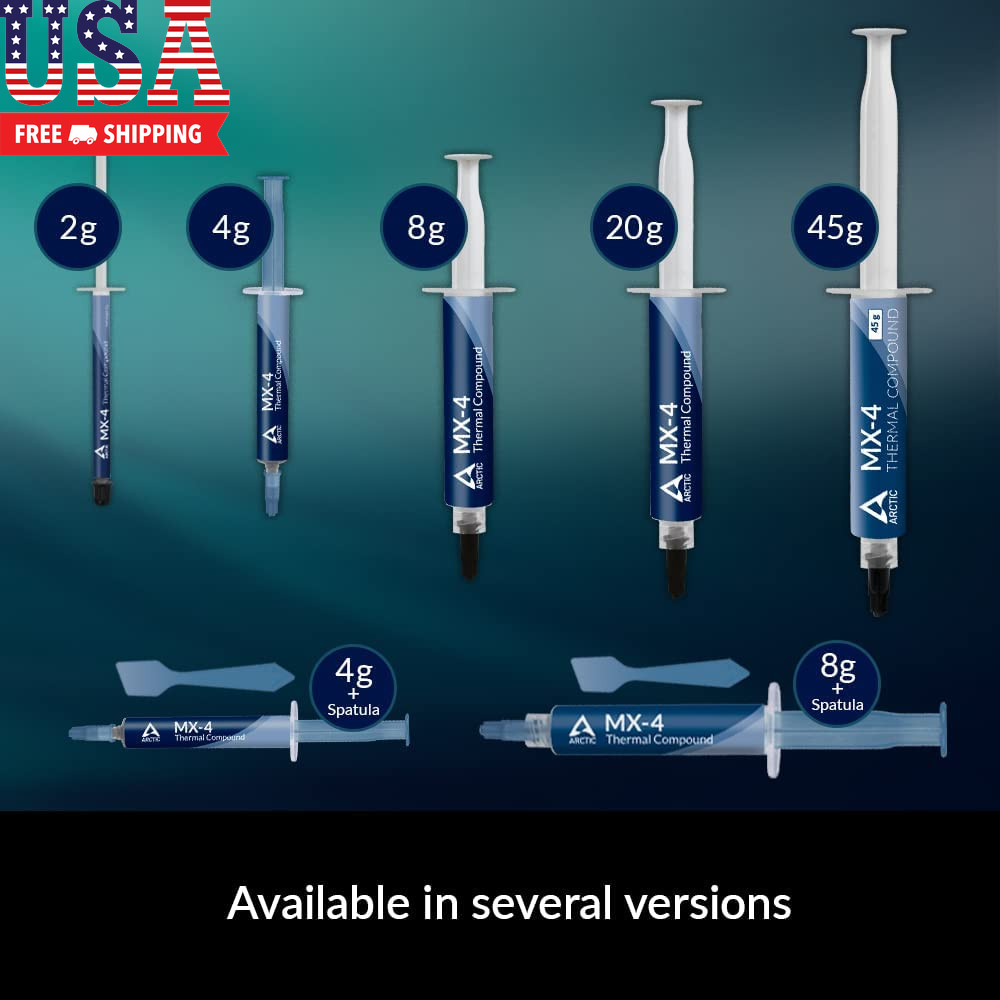 MX-4 (4 G) - Premium Performance Thermal Paste for All Processors (CPU, GPU - PC